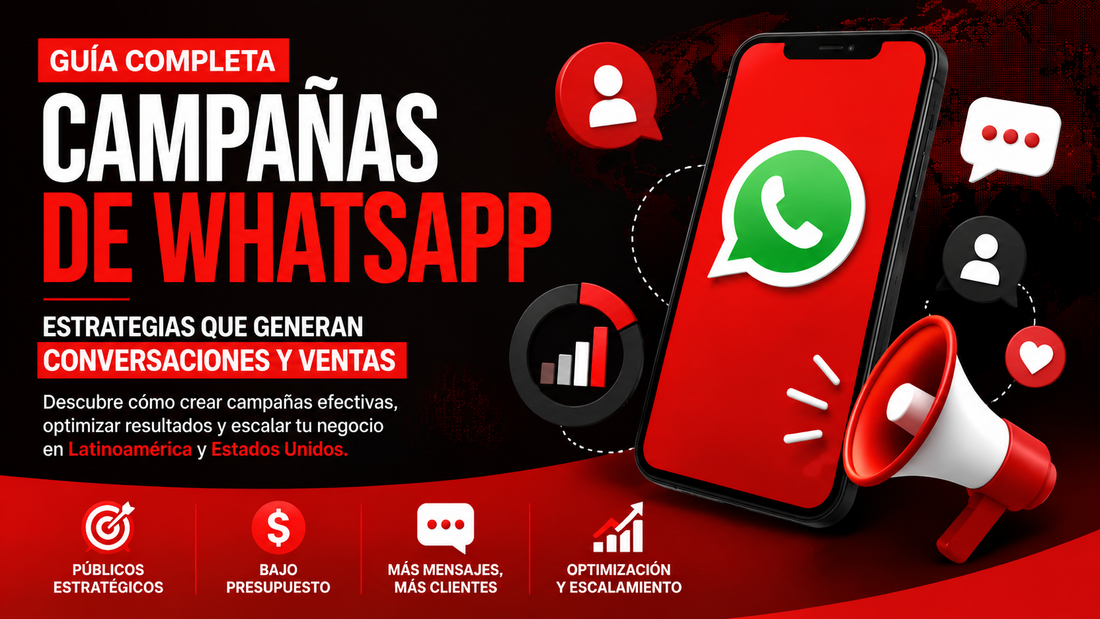 ¿Cómo crear campañas de WhatsApp en Estados Unidos, México y Colombia?